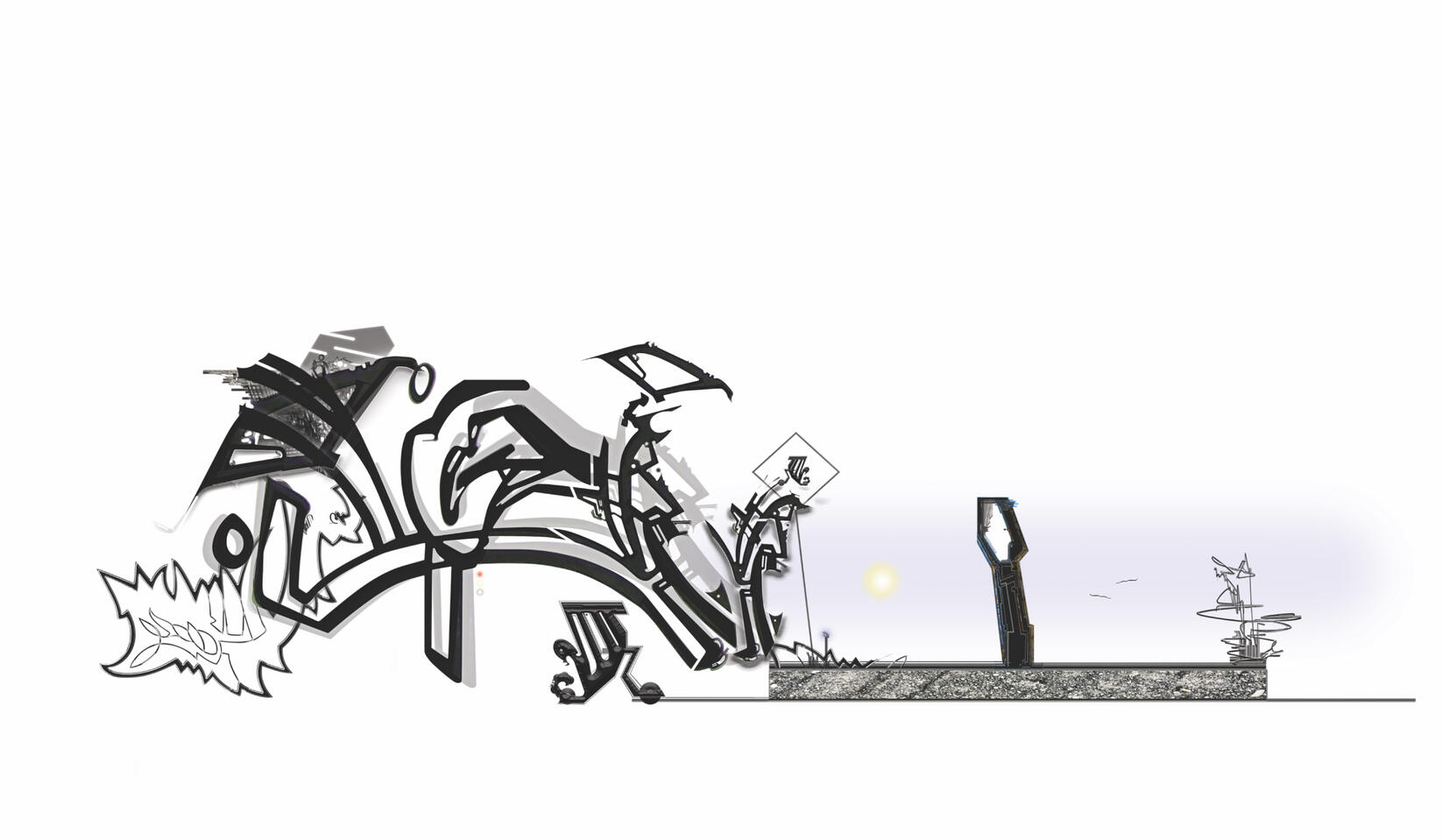 Bouqu'etc blends into cover art for the Story.